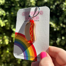 Load image into Gallery viewer, Hotdog Keychain