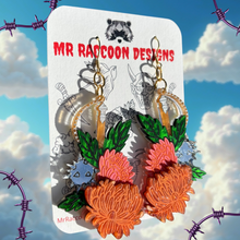 Load image into Gallery viewer, Flowery Flail Dangles