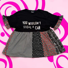 Load image into Gallery viewer, You Wouldn’t Steal a Collage T-Shirt Dress 3XL