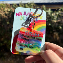 Load image into Gallery viewer, Be bisexual, lie Keychain