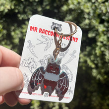 Load image into Gallery viewer, Mothman Keychain