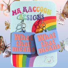 Load image into Gallery viewer, What that means