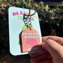 Load image into Gallery viewer, Mmmm plastic shoes Keychain