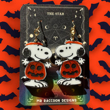 Load image into Gallery viewer, Spoony Pumpkin Dangles