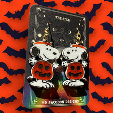 Load image into Gallery viewer, Spoony Pumpkin Dangles