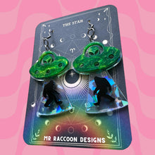 Load image into Gallery viewer, He’s Real & Out There Dangles