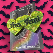 Load image into Gallery viewer, Green Feral Dangles