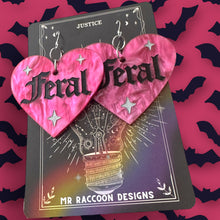 Load image into Gallery viewer, Pink Feral Dangles