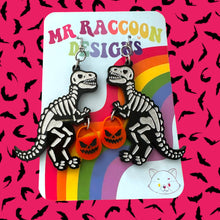 Load image into Gallery viewer, Black Trick-o-sarus Dangles