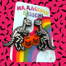 Load image into Gallery viewer, Black Trick-o-sarus Dangles