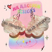 Load image into Gallery viewer, Peach No thoughts Head empty