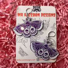 Load image into Gallery viewer, Death Moth Dangles - Glitter Colours