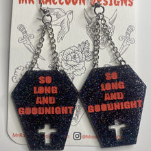 Load image into Gallery viewer, So Long & Goodnight - Glitter Black
