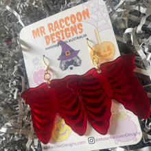 Load image into Gallery viewer, Mirrored Rib Dangles