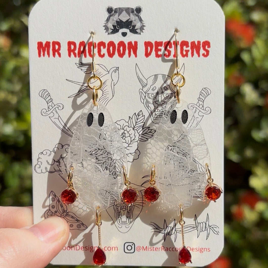Red Sparkles Dangles