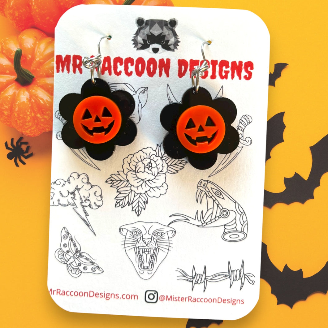 Undead Pumpkin Dangles