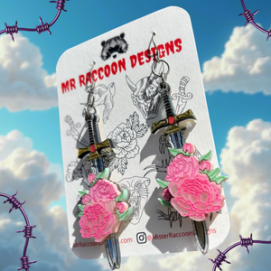 Rosey Sword Dangles