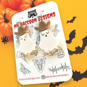 Cowboy Ghost Dangles