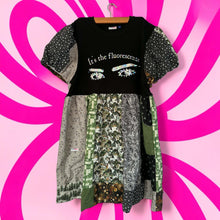 Load image into Gallery viewer, It’s the Fluorescents Collage T-Shirt Dress 1XL
