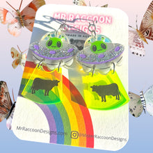 Load image into Gallery viewer, I want to believe (in cows) UFO
