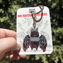 Load image into Gallery viewer, Mothman Keychain
