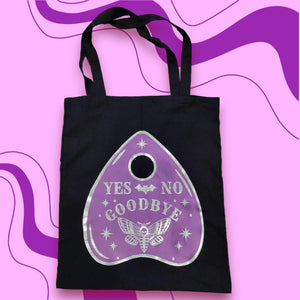 Purple Ouija Planchette Tote