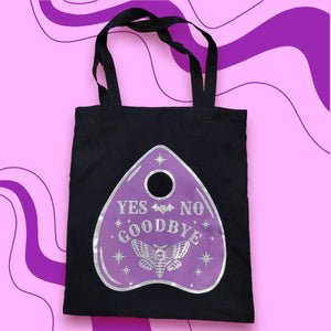 Purple Ouija Planchette Tote