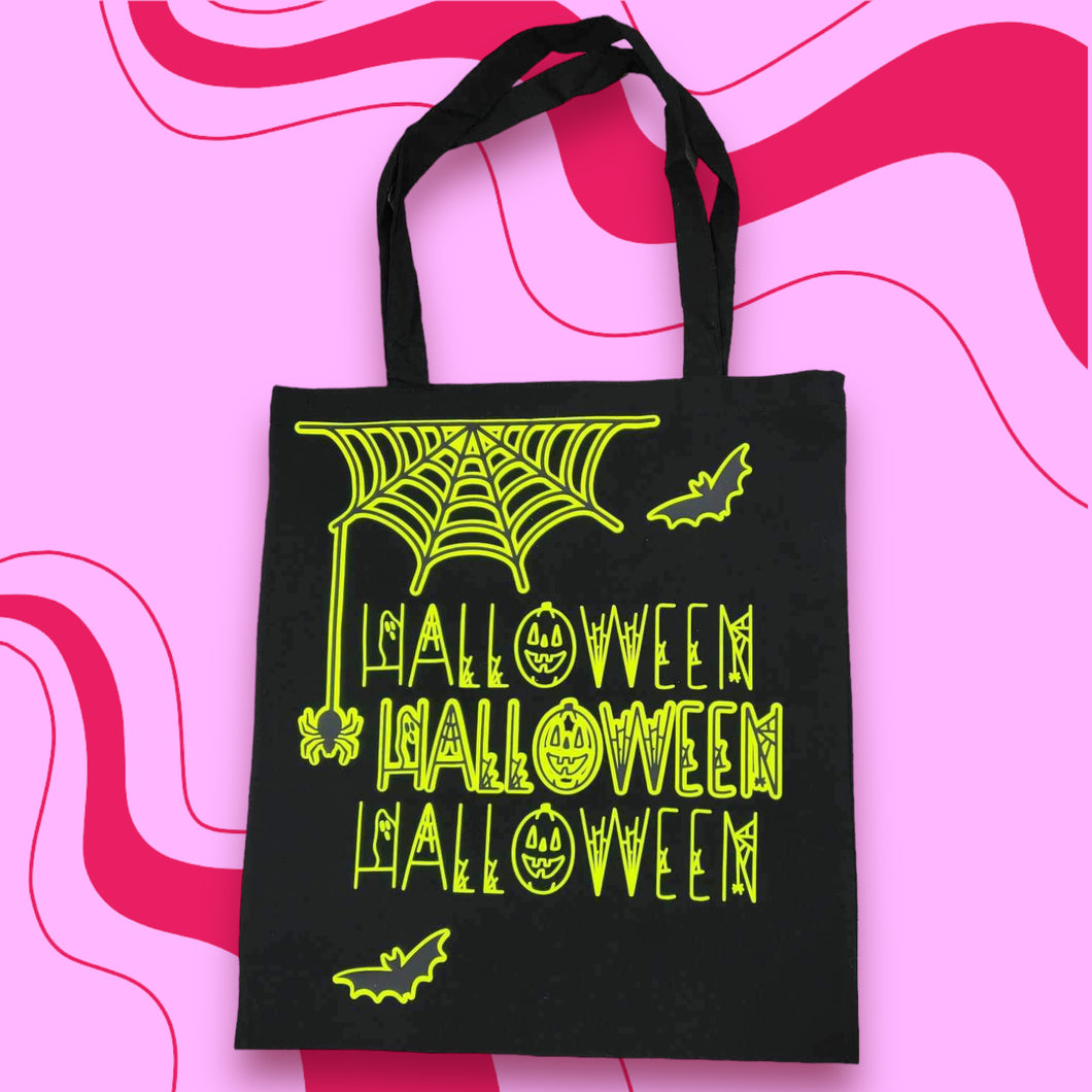 Electric Halloween Tote