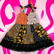 Load image into Gallery viewer, Halloween Patchwork Sundress 10-12
