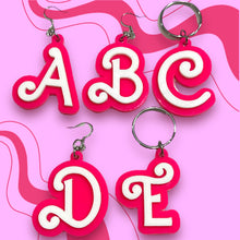Load image into Gallery viewer, SINGLE Plastic Letter Earrings
