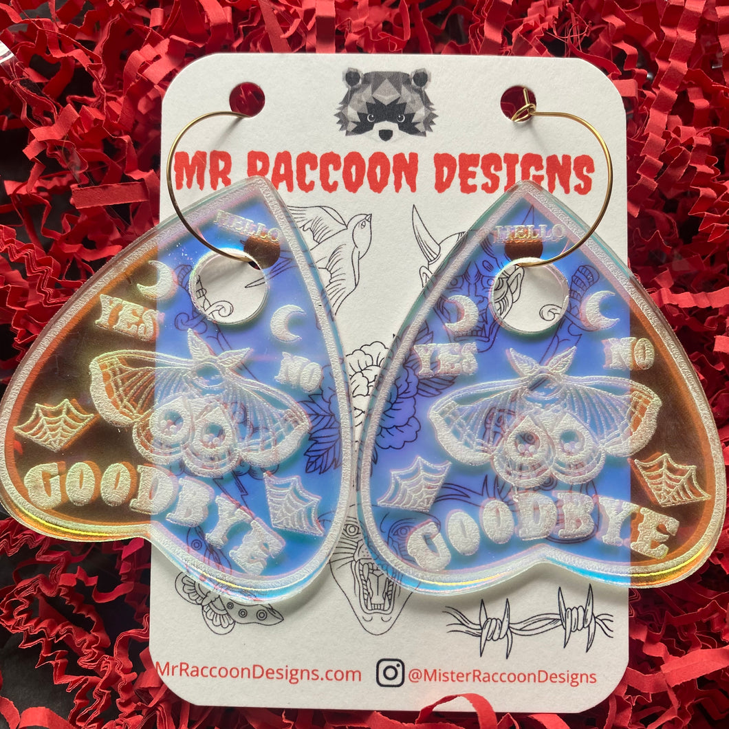 Iridescent Planchette Dangles